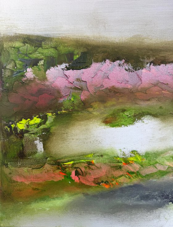 The pink shore of silence