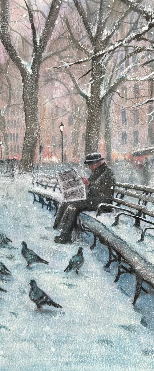 A Quiet Morning in Central Park by Darren Carey