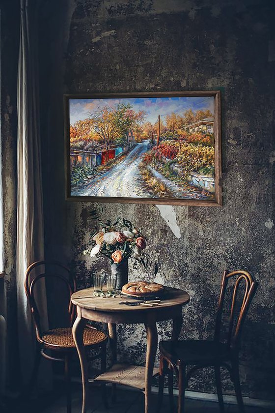 A Beautiful Evening in Malishka Village