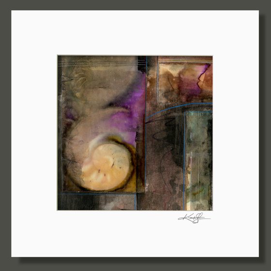 Nature Voices 11 - Abstract Collage Painting by Kathy Morton Stanion