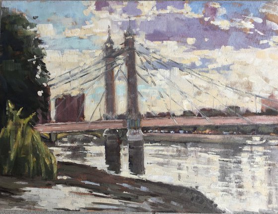 Late afternoon at Albert Bridge