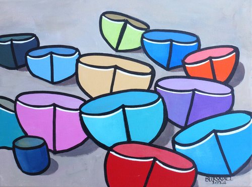 Bucket and Boats by Paul Bursnall