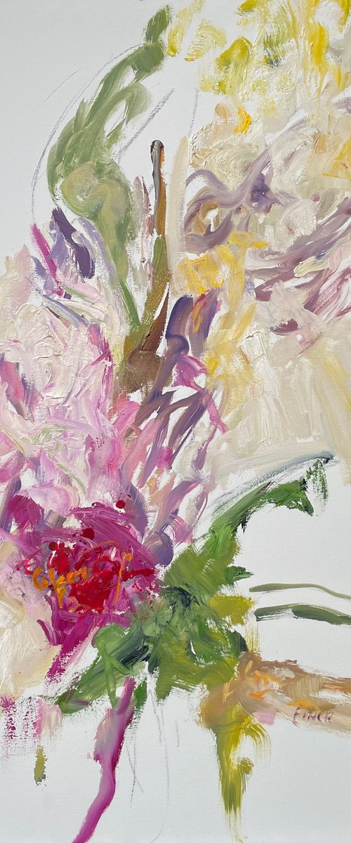 FALLEN IRIS PETALS by Maureen Finck