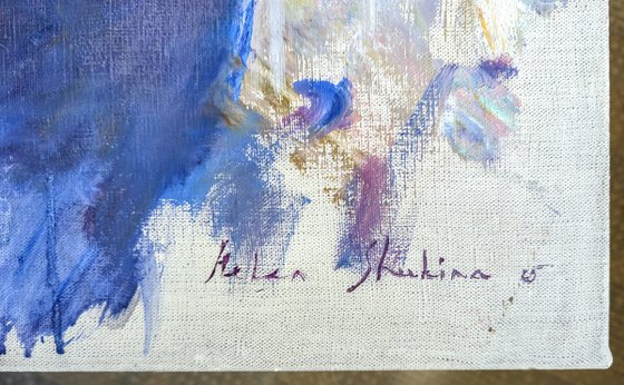 Peonies in the morning garden