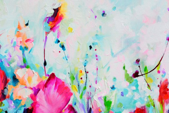 Colorful Iris Garden