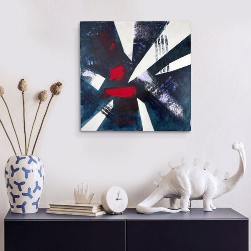 Geometric shapes art colorful wall art by VICTO