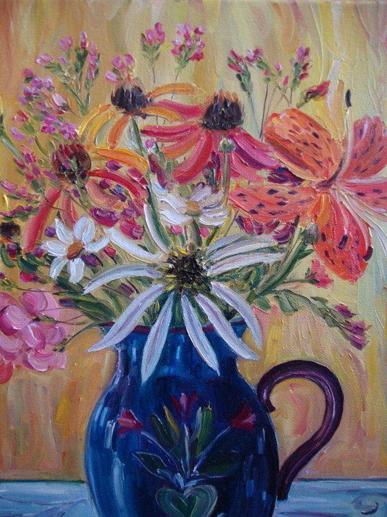 Blue vase
