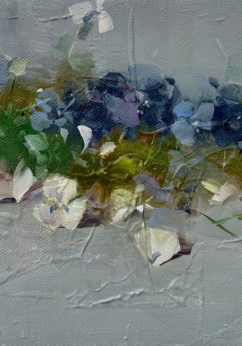 Flowers, Original oil painting, Handmade artwork, One of a kind by Vahe Yeremyan