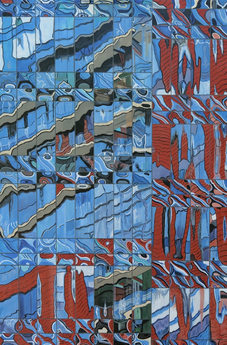 Boston Reflection 8 Millennium Tower By Steven Fleit, 24 X 36, Artwork For Sale On Artfinder