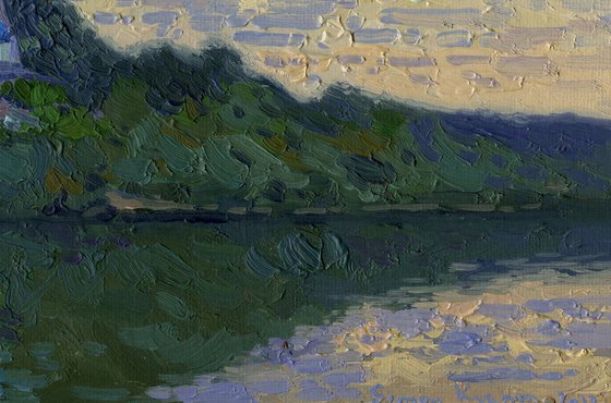 Sunset on the Klyazma River