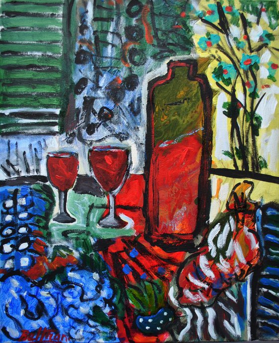 Sangria / 14,96x18,11 in / 38x46 cm