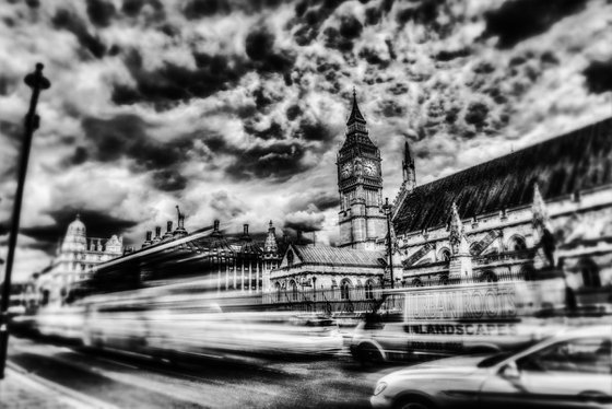 London in Motion - Large Framed - Single Edition