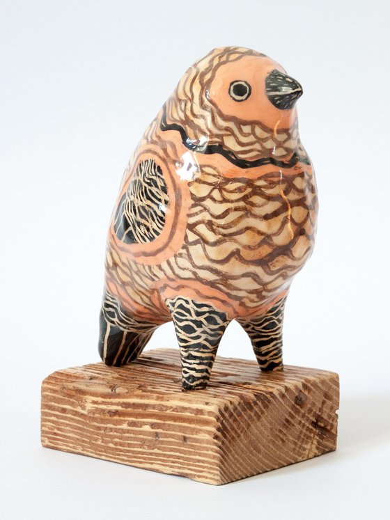 Ceramic sculpture "Bird"