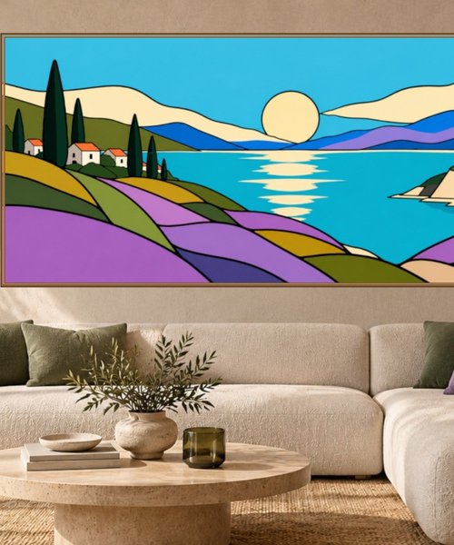 Mediterranean Landscape #42 by Marina Krylova
