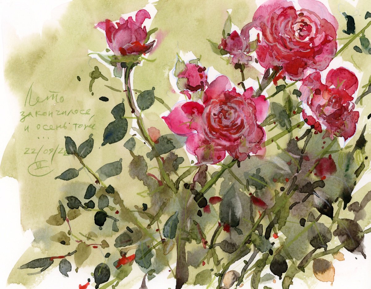 Roses by Tatyana Tokareva
