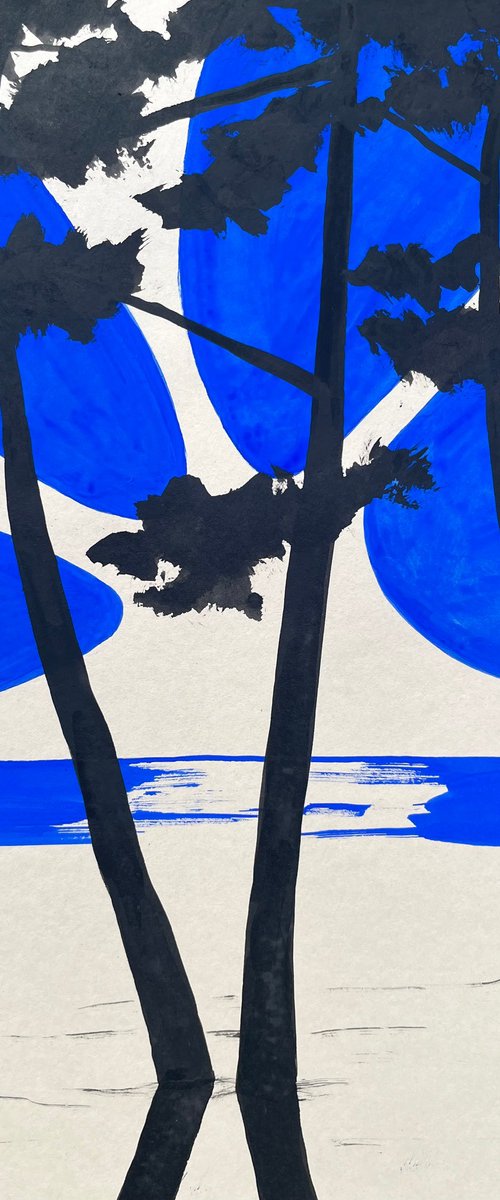 Blue sun at Cap Coz by Cadiou Frederic