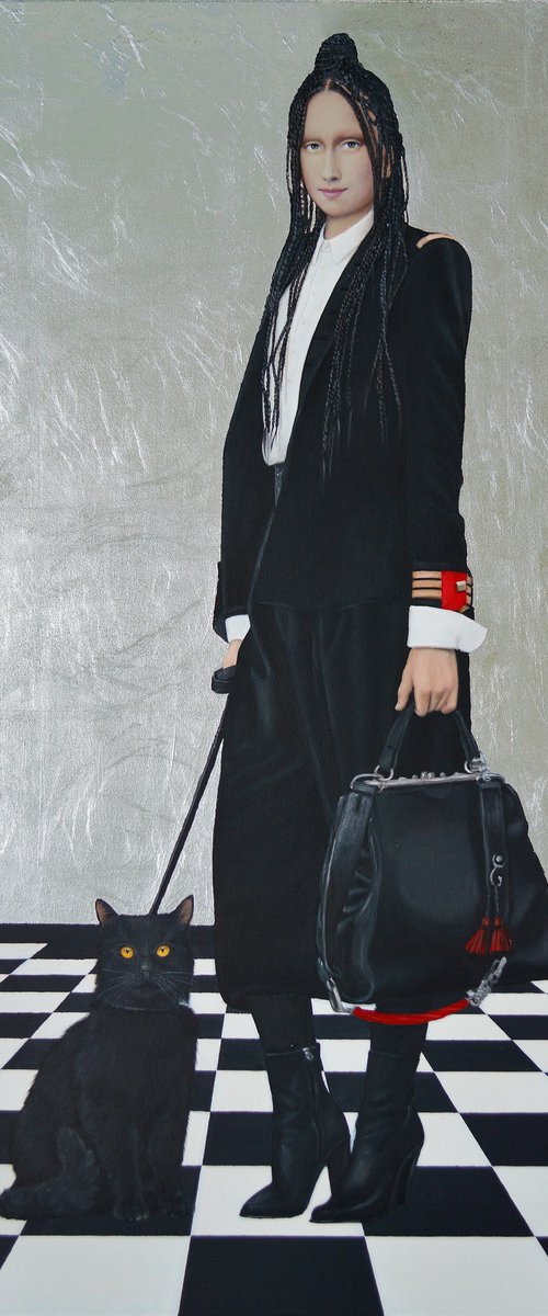 Walk with the Cat by Nataliya Bagatskaya