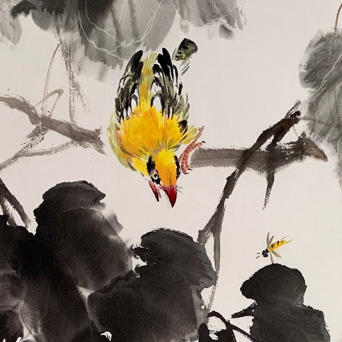 Illustrative Animal Watercolour By Fiona Sheng, 14 X 21, Fruitful, Original Art, Original Artwork