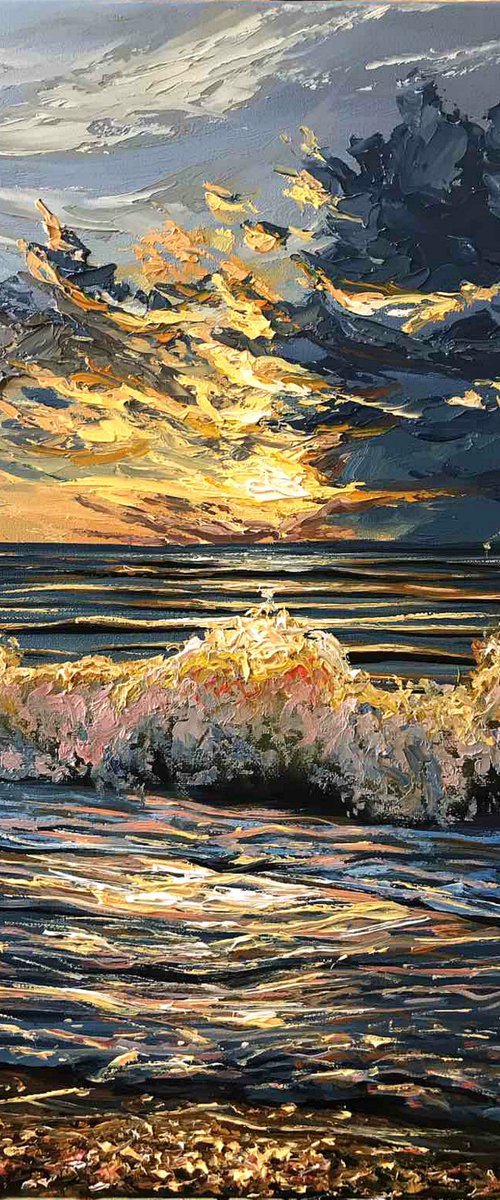 Golden Sunset by Elena Adele Dmitrenko