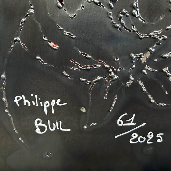 Wall sculpture - Dog basque