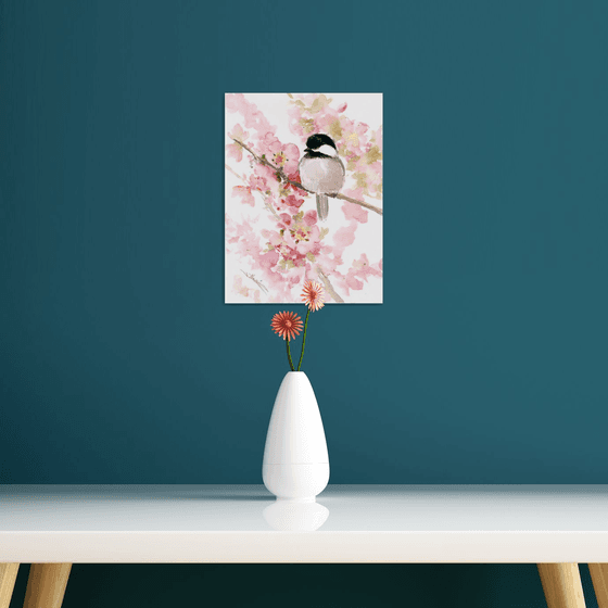 Chickadee in the Spring