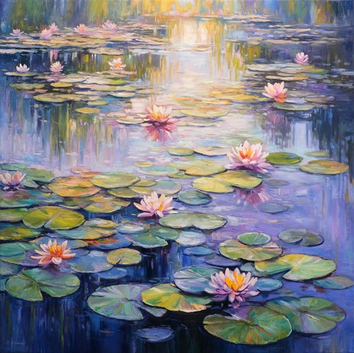 Water Lily Pond by Behshad Arjomandi