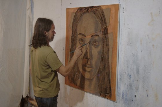 "SINCERITY". Large Portrait.