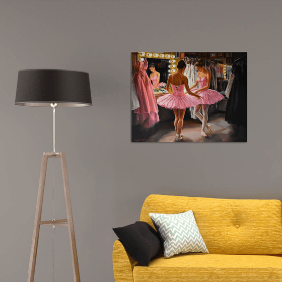 The dressing room