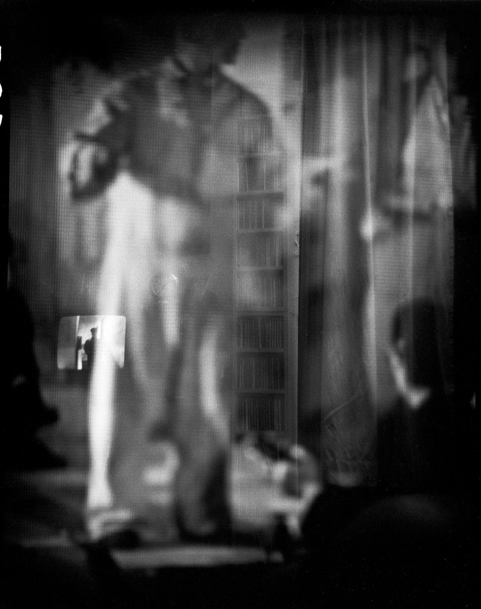 Surrealistic Portrait Photograph By Shelton Walsmith, 21 X 26", Tv Double, Original Artwork