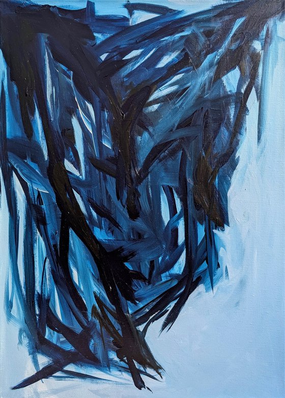 Blue Abstract Painting