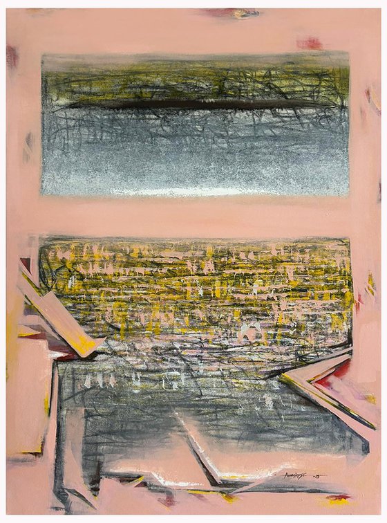 Between Two Realities_36"X48"