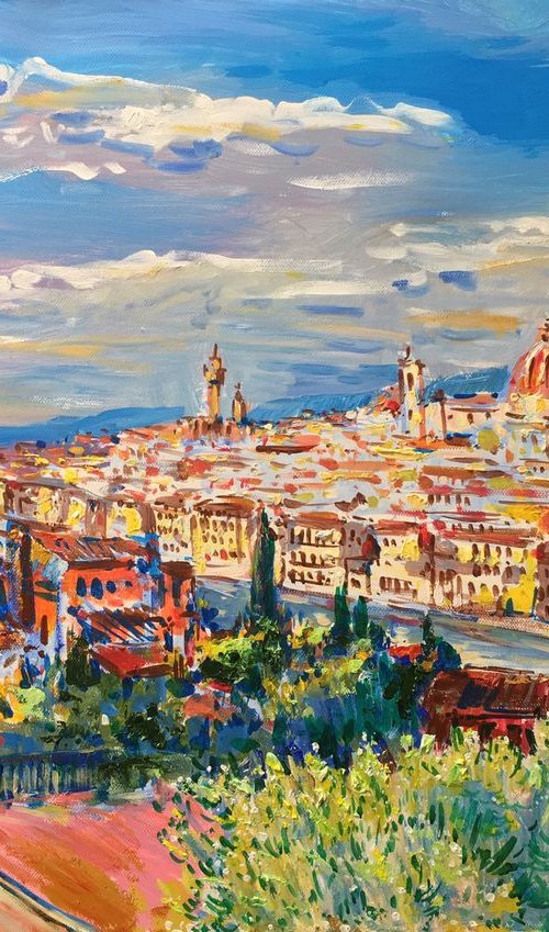 The balcony of Florence by Altin Furxhi