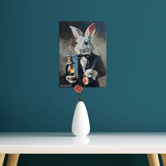 Bunny in a Tuxedo 2