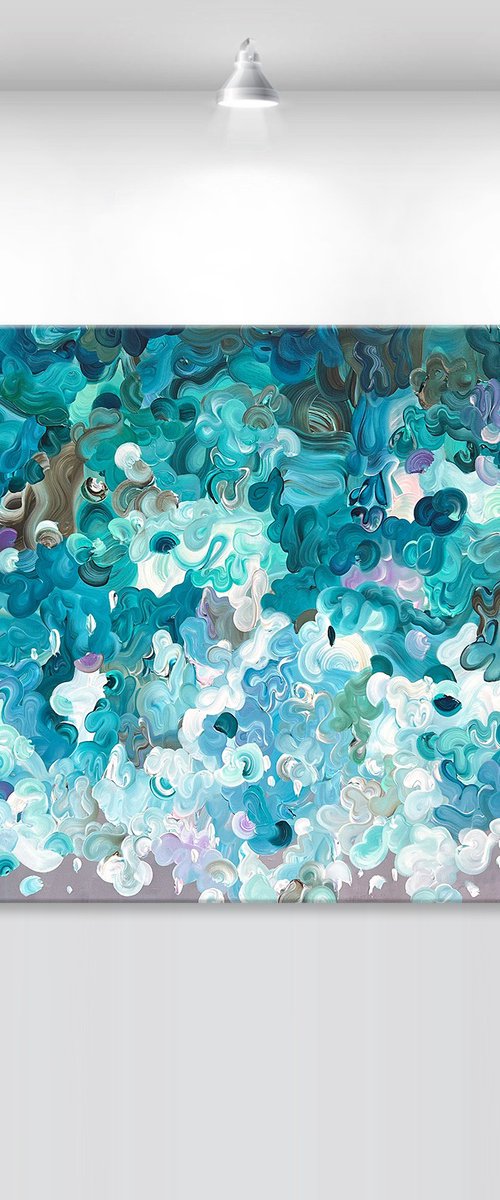 'Reef life' - 72x36" by Tatiana Georgieva