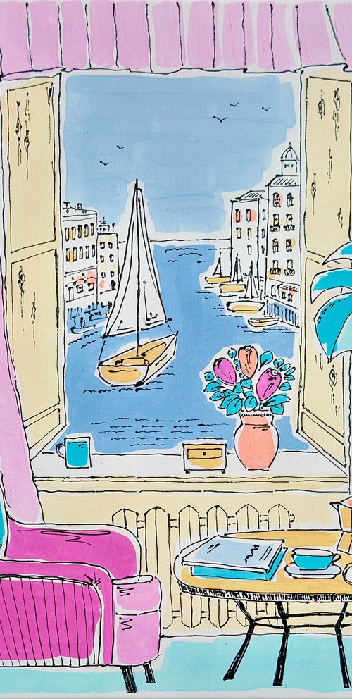 Coastal Harbor Interior by Yanina Tuyman