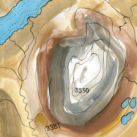 Map, Ben Heasgarnich, Scotland