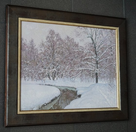 At the Ponomarka River in January