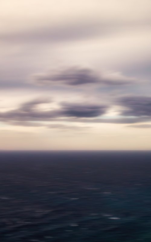 Tyrrhenian Sea in Tuscany before the sunset by Karim Carella