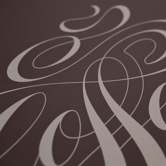 Coffee Lettering A2 limited edition screen print