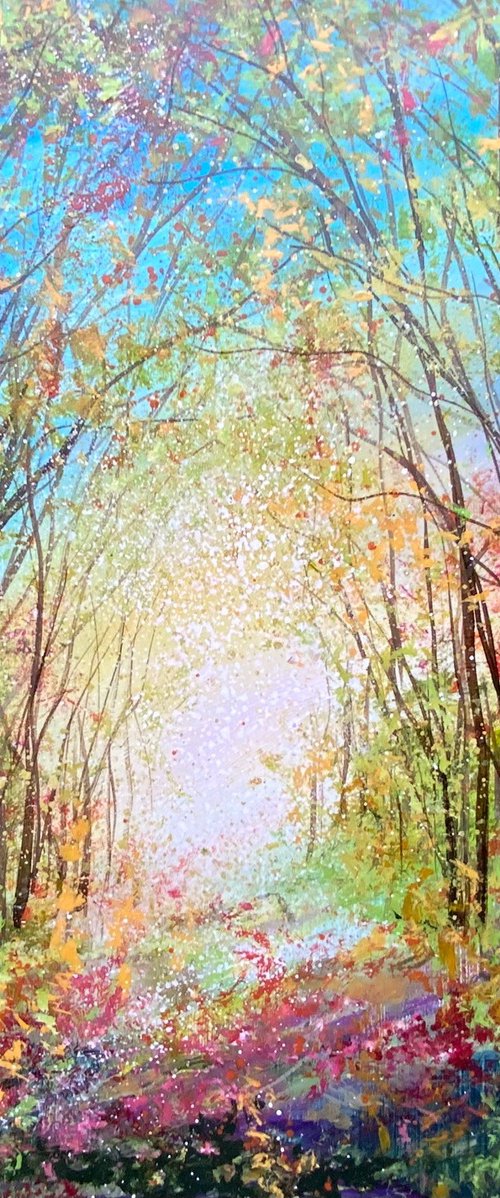 Autumn at Cuerden Valley by Jan Rogers