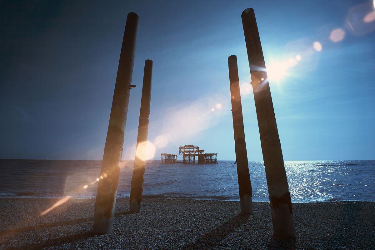 West Pier Brighton by Ed Watts