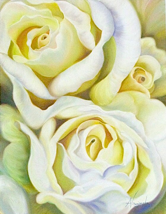 Innocence- Rose Painting