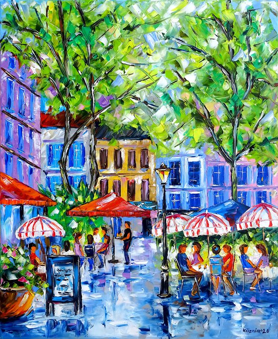 In a Parisian Street Café