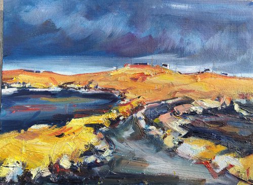 Storm Approaching Western Isles by Katharine Slaven