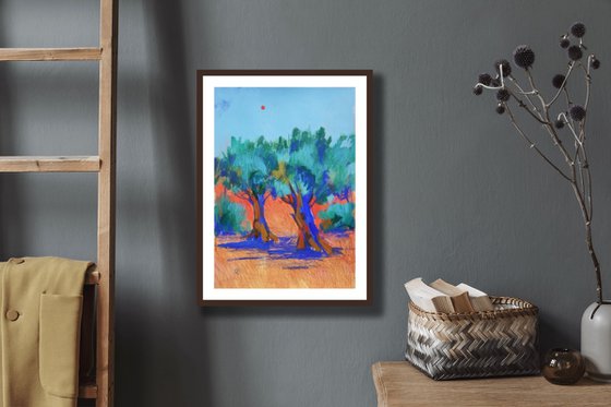Olive trees in Tuscany