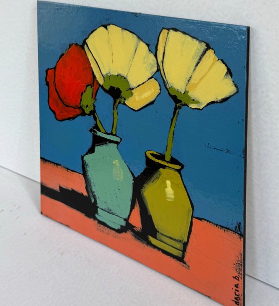 "Flowers in Vase" Original Painting