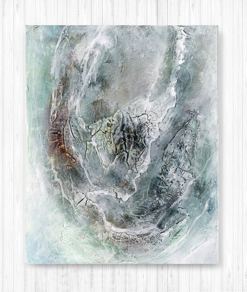 Simple Prayers 4 - Textured Abstract Painting by Kathy Morton Stanion by Kathy Morton Stanion