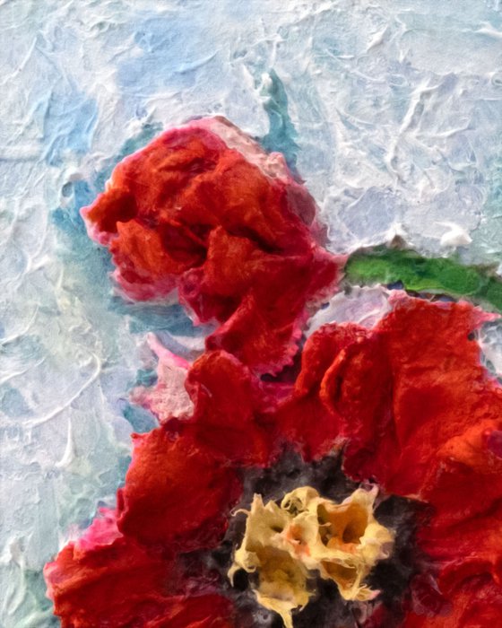 Textured Spring Bloom
