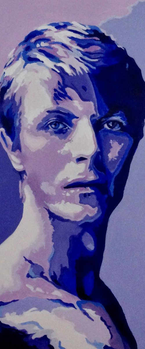 David Bowie by Mel Davies Original Art