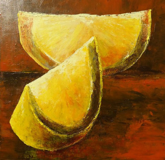 Slices of one Lemon